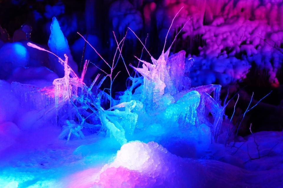 icicle festival in Japan