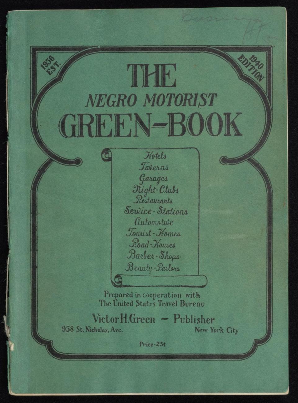 cover of "the negro motorist green-book"