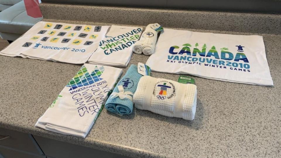 Pictured are some of Boudreau's Vancouver 2010 items. 