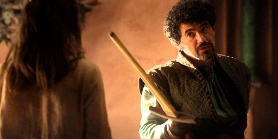 63. Syrio Forel: <b>Played by</b>: Miltos Yerolemou <p>The ill-fated Syrio's appearance way back in season one was a formative experience for one Arya Stark (Maisie Williams); he's the one who helped her on her way to becoming the vengeful assassin fans know and love today. (HBO)