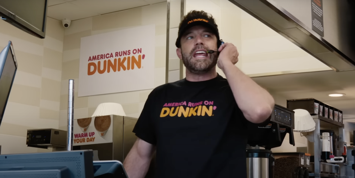 ben affleck dunkin