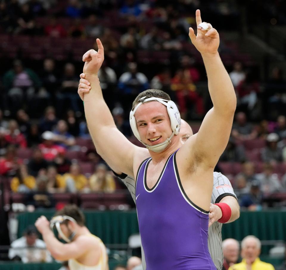 DeSales senior Max Shulaw won last year's Division II state title at 215 pounds, completing a 51-0 season.