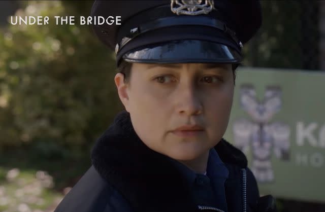 <p>Hulu</p> Under the Bridge's Lily Gladstone