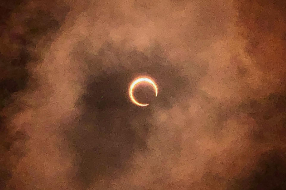 A rare annular eclipse