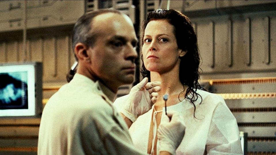 We got a very different take on Sigourney Weaver as Ripley in Alien Resurrection. (20th Century Studios/Alamy)