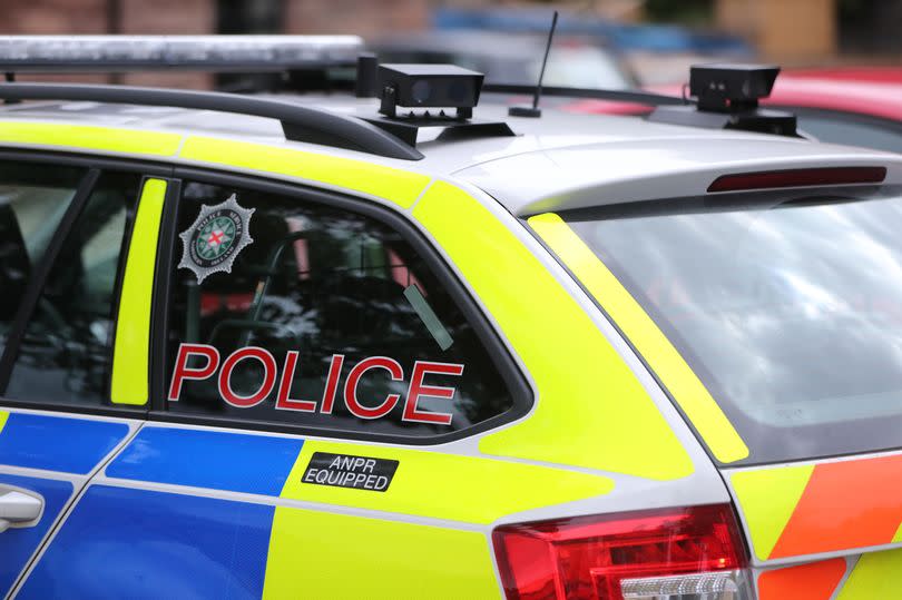 A Police Service of Northern Ireland patrol car