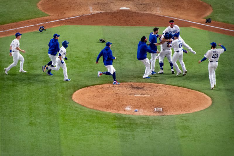 MLB: World Series-Tampa Bay Rays at Los Angeles Dodgers