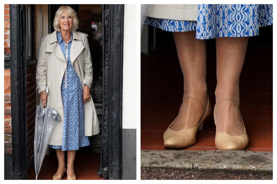 Queen Camilla’s shoes (Photo by Jacob King - WPA Pool/Getty Images)