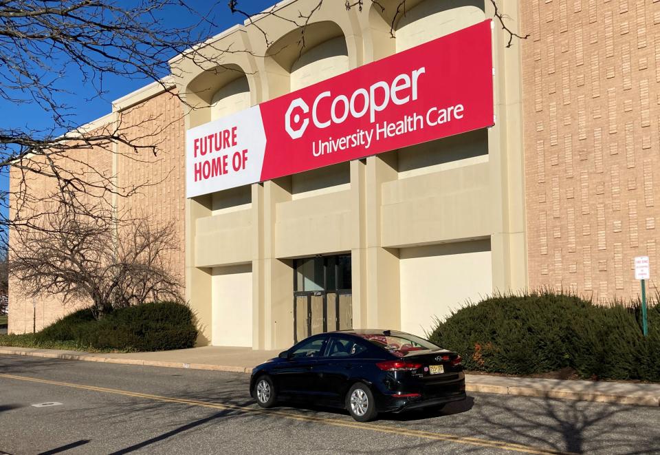 Cooper University Health Care has proposed a dramatic makeover for a vacant Sears store at Moorestown Mall