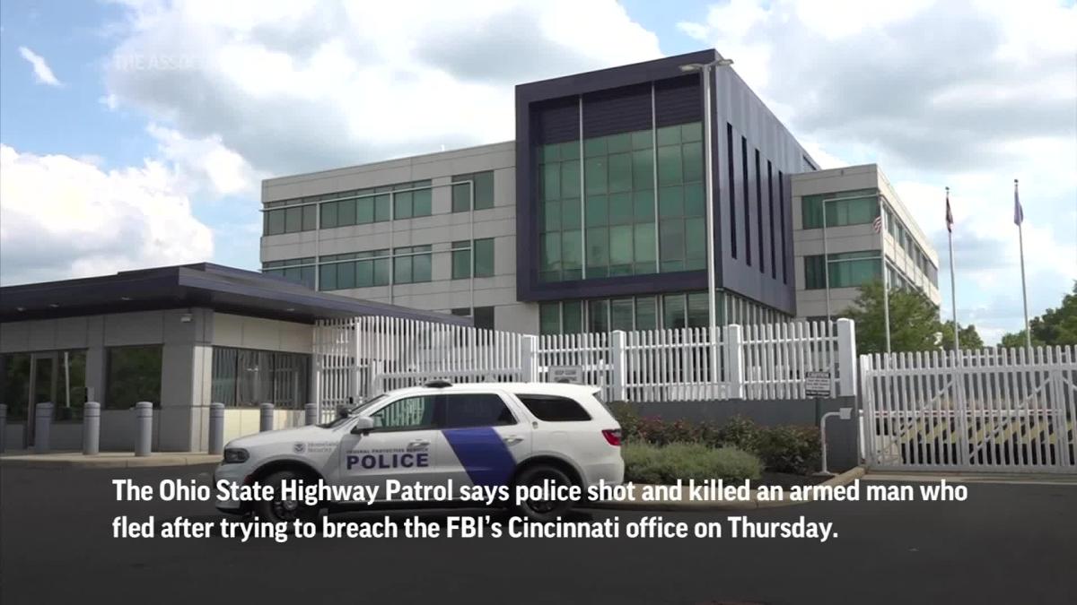 Armed Man Killed After Trying To Breach Fbi Office