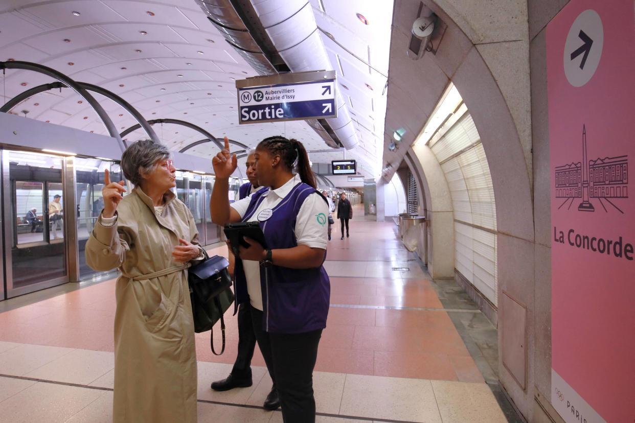 Deux nouvelles stations de métro ferment à Paris avant les JO (photo d’illustration : le 28 mai à la station Concorde).