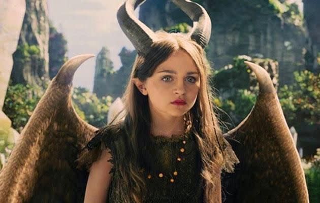 Ella played a younger version of Ange's character in Maleficent. Source: Disney