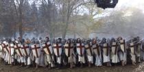 <p>The Templars ready for battle. We had roughly 250 stunt men fighting every day to bring this awesome @knightfallshow battle to life. They were unbelievable. — @tom_cullen #Knightfall #HISTORY<br>(Photo: Instagram) </p>