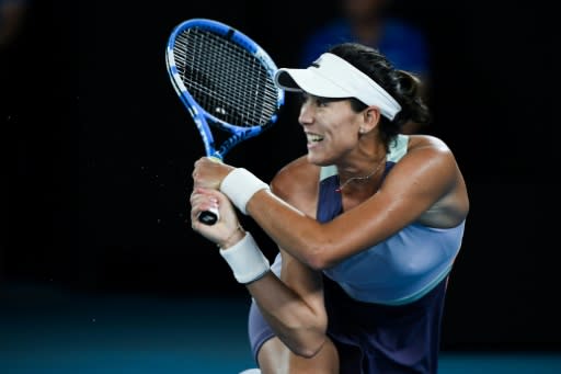 Spain's Garbine Muguruza was bidding for a third Grand Slam title at the Australian Open