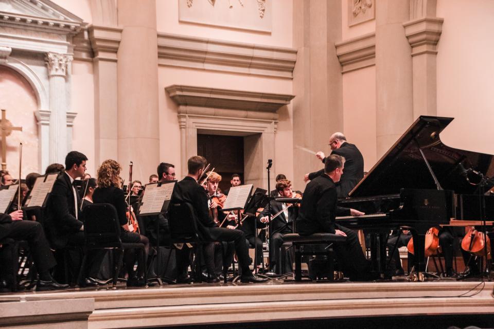 The College Symphony Orchestra gave two weekend performances in Christ Chapel on Nov. 20-21.