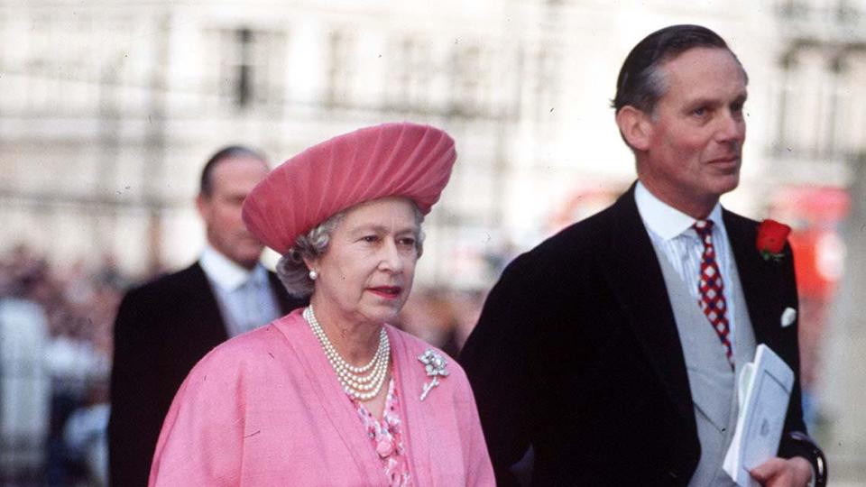 queen and malcolm ross at linley wedding