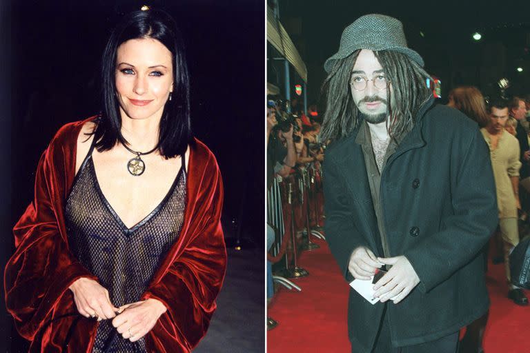 Adam Duritz and Courteney Cox