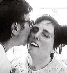 Terri Schiavo gets a kiss from her mother, Mary Schindler, in this Aug. 11, 2001, image taken from videotape and released by the Schindler family. AP photo