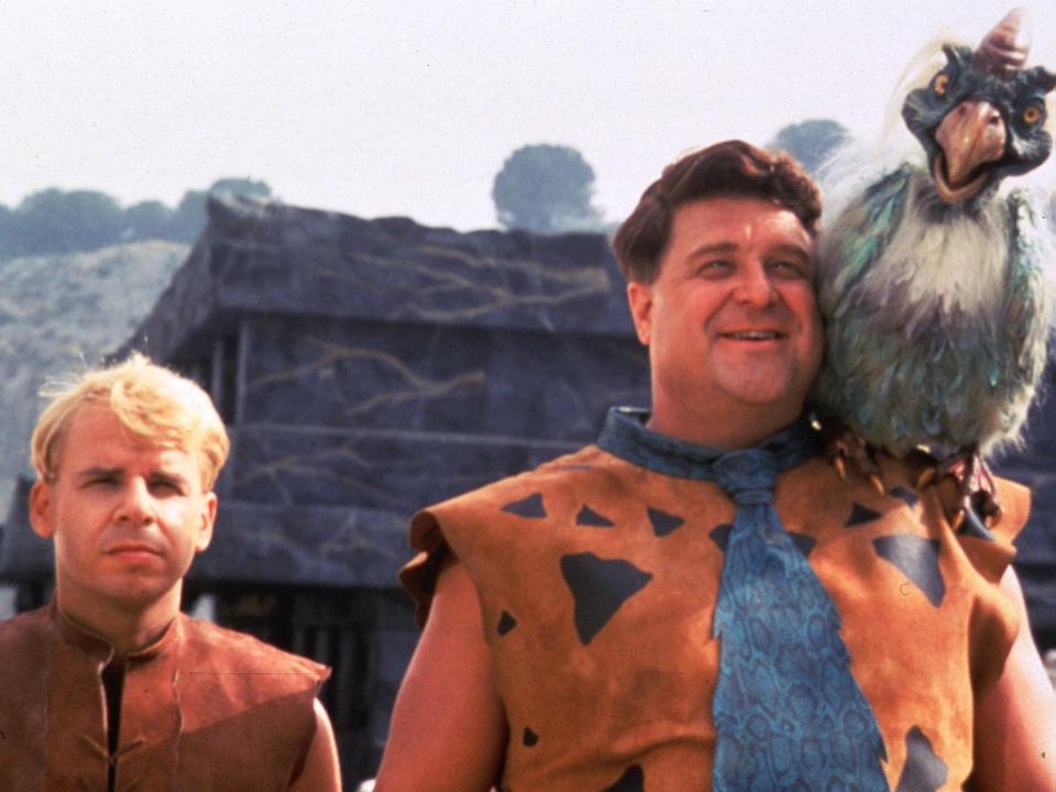 Rick Moranis and John Goodman in ‘The Flintstones' (Amblin/Universal/Kobal/Shutterstock)