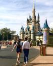 <p>The <i>Fuller House</i> actor, 53, shared a photo of himself strolling beside the iconic castle with girlfriend, model and actress Caitlin McHugh, an admitted <a href="https://www.instagram.com/caitlinskybound/?hl=en" rel="nofollow noopener" target="_blank" data-ylk="slk:Disney fanatic;elm:context_link;itc:0;sec:content-canvas" class="link ">Disney fanatic</a> who takes part in Disneybounding (a sort of dress-up party popular among superfans).</p>