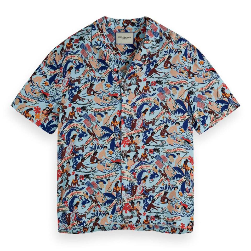 Hawaii Button-Up Camp Shirt