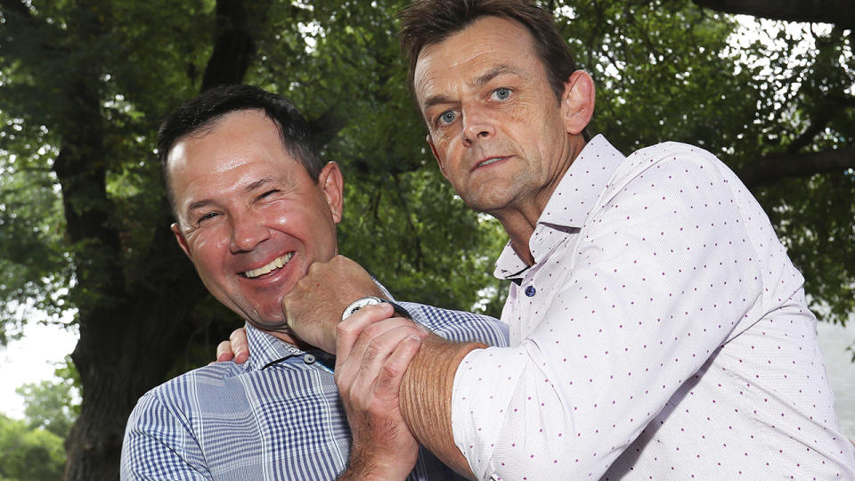 Ricky Ponting and Adam Gilchrist, pictured, will play in the Bushfire Cricket Bash.