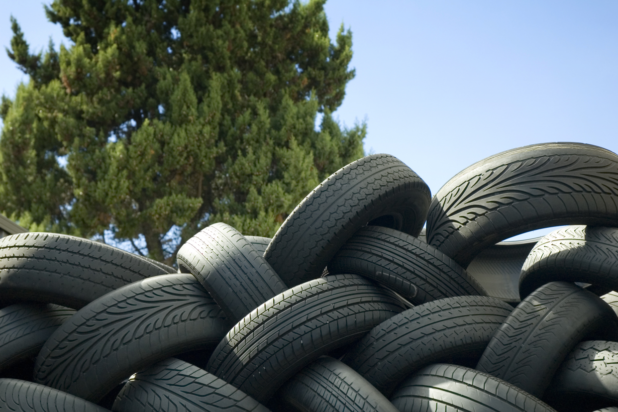 Stack of tires