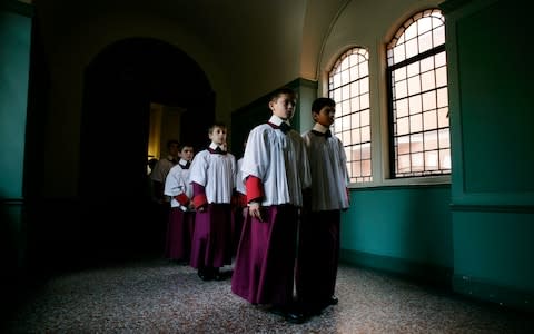 Westminster Cathedral Choir School is an academically-selective, Catholic preparatory school for around 230 boys from ages four to 13 - 20 of whom are boarding choristers, who join from Year 4.    - Credit: Philip Hollis&nbsp;/Philip Hollis&nbsp;