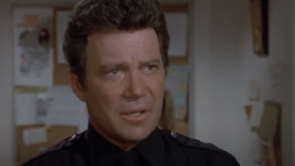 William Shatner speaking in T.J. Hooker