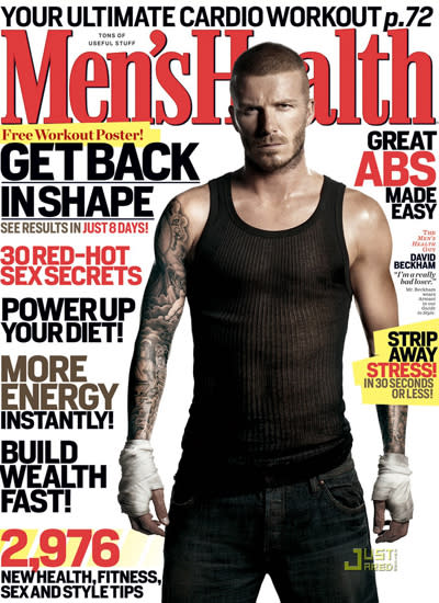 David Beckham Mens Health