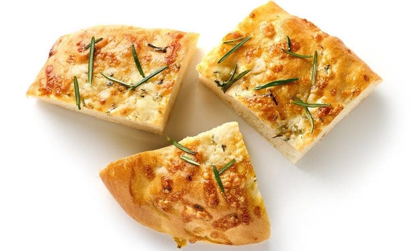 Focaccia slices