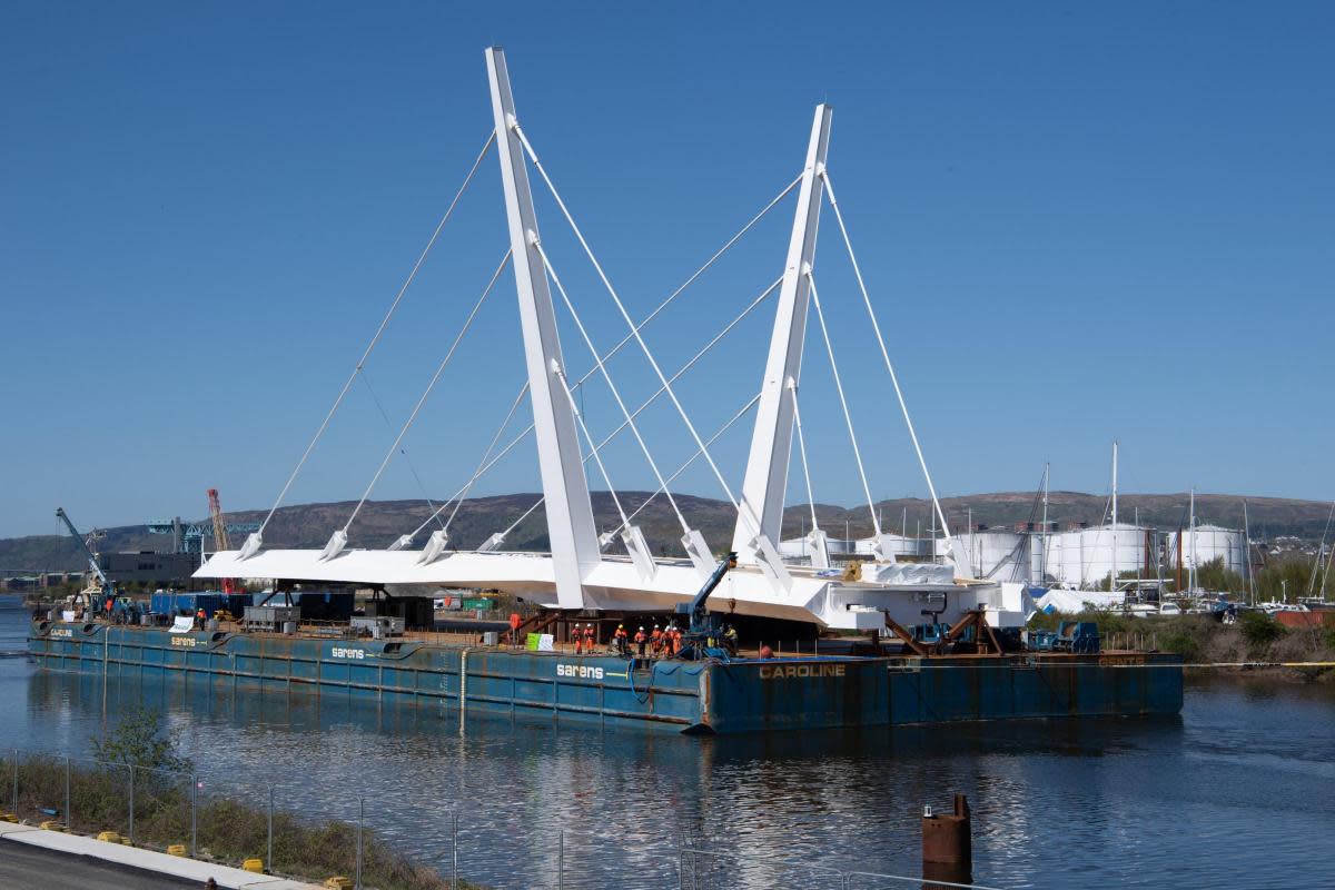 The new bridge <i>(Image: Renfrewshire Council)</i>