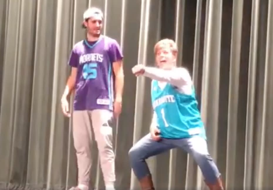 This mother-son “History of Dance” routine won over the school talent show AND the internet