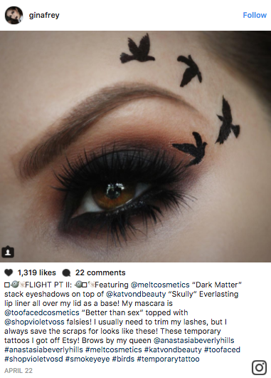 eye makeup tattoos temporary