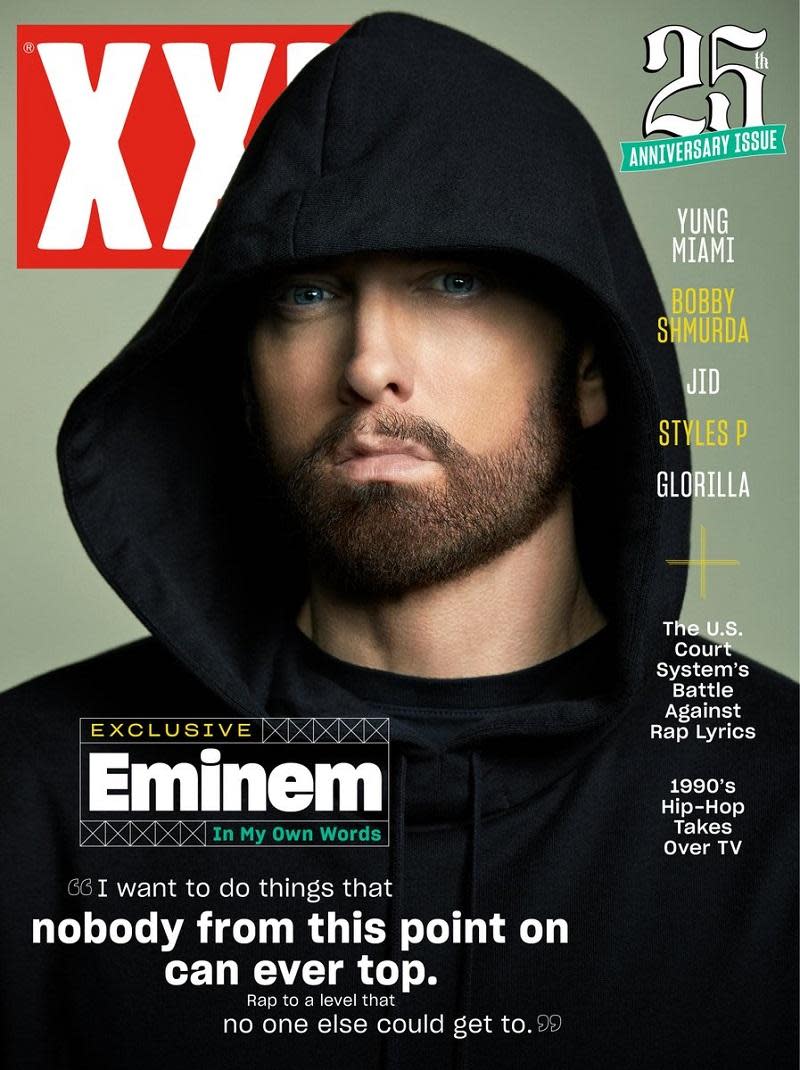 Eminem在雜誌《XXL》講述自己沉淪毒品經歷。