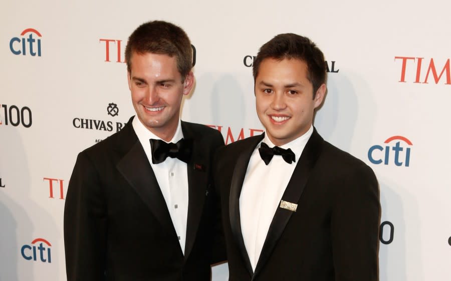 第二篇_2-2_Snapchat founders Evan Spiegel (L) & Rober 圖/shutterstock