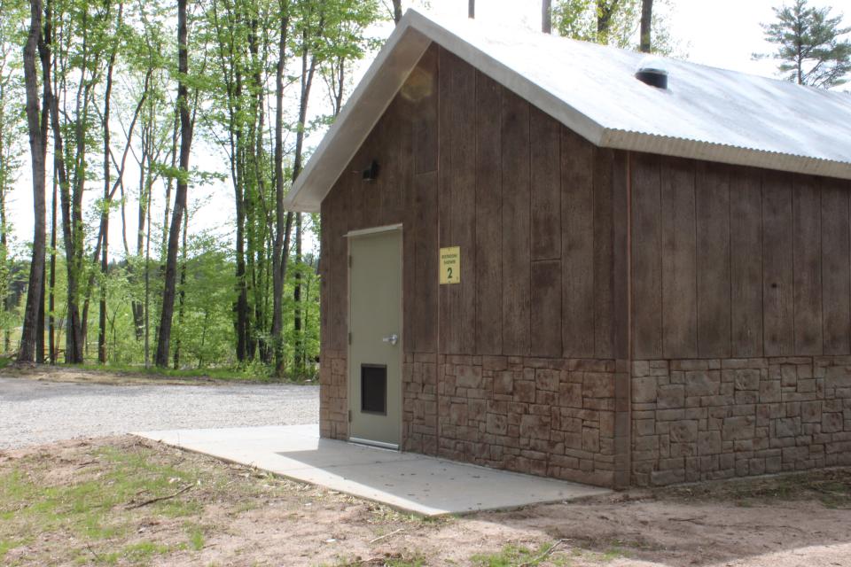The Reforestation Camp campground in Suamico has two restroom and shower buildings as well as 51 campsites.. The NEW Zoo and Adventure Park are accessible by foot.