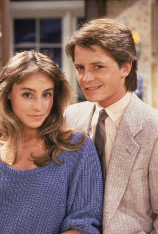 Circa 1986, on the set of 'Family Ties.' Fox and Pollan were married in 1988.<p>Photo by Universal Studios/Getty Images</p>