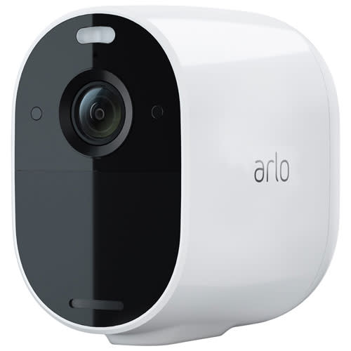 Arlo Essential Spotlight Wire-Free Indoor/Outdoor 1080p Security Camera. Image via Best Buy.