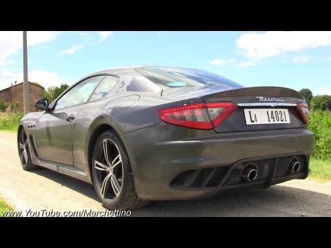 <p><a href="https://www.roadandtrack.com/new-cars/future-cars/a10233371/2018-maserati-granturismo/" rel="nofollow noopener" target="_blank" data-ylk="slk:The GranTurismo;elm:context_link;itc:0;sec:content-canvas" class="link ">The GranTurismo</a> has been on sale since 2008 with the same Ferrari-derived naturally aspirated V-8 engine. The sound it makes, especially with an aftermarket exhaust, is shockingly good. Best of all? Because they've been on sale for so long, used prices have <a href="https://www.ebay.com/itm/2009-Maserati-Gran-Turismo/233302044064?hash=item3651e2ada0:g:~ssAAOSwtCJdFnaa" rel="nofollow noopener" target="_blank" data-ylk="slk:depreciated to economy car levels;elm:context_link;itc:0;sec:content-canvas" class="link ">depreciated to economy car levels</a>. </p><p><a href="https://youtu.be/fOo_EmEMz_o?t=16s" rel="nofollow noopener" target="_blank" data-ylk="slk:See the original post on Youtube;elm:context_link;itc:0;sec:content-canvas" class="link ">See the original post on Youtube</a></p>