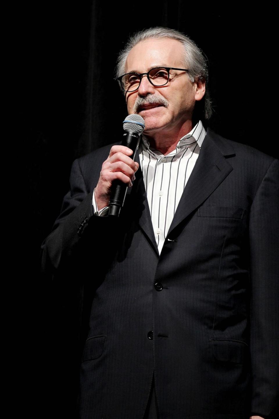 PHOTO: In this Jan. 31, 2014, file photo, David Pecker speaks at an event in New York. (Marion Curtis/Starpix via Shutterstock, FILE)