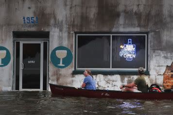 Hurricane Barry photos show an otherworldly city, deep under water