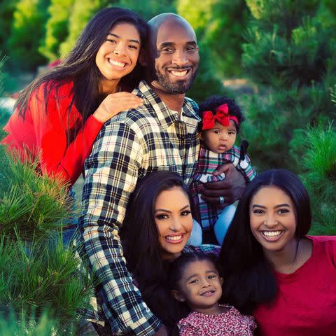 Vanessa Bryant/Instagram Kobe and Vanessa Bryant with their four daughters.