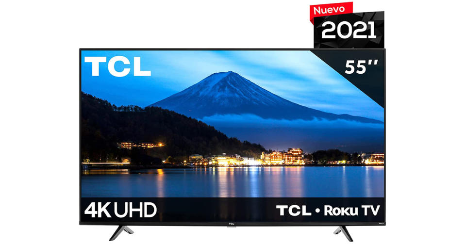 La Smart TV de TCL viene con Roku TV - Imagen: Amazon