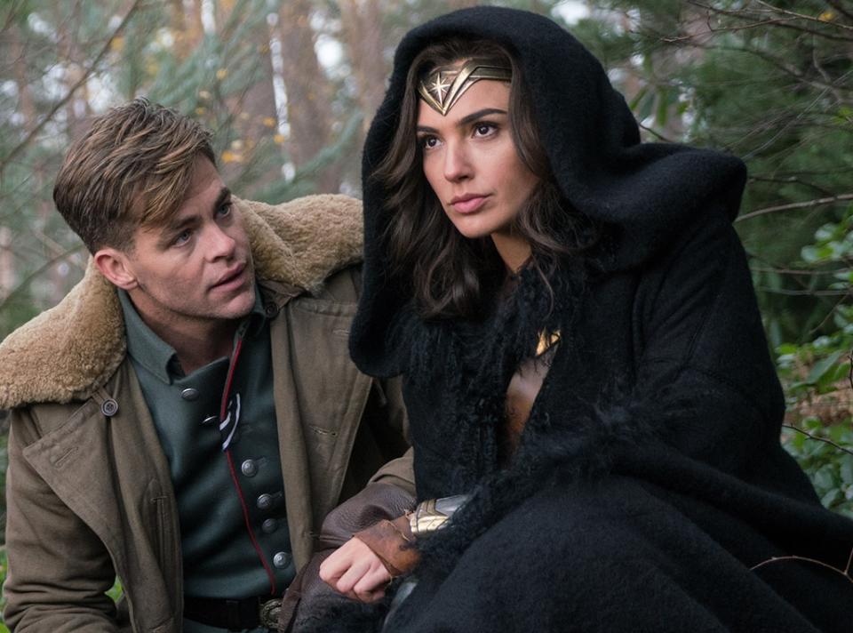 <p>25. When reshoots on <em>Wonder Woman</em> got under way in November 2016, Gal was five months pregnant with second child Maya. To hide her conspicuous baby bump, a triangle was cut from the front of her suit and replaced with a bright green cloth that would allow the bump to be digitally replaced in post-production. "On close-up I looked very much like Wonder Woman," she told <em>Entertainment Weekly</em> in 2017. "On wide shots I looked very funny, like Wonder Woman pregnant with Kermit the Frog."</p>