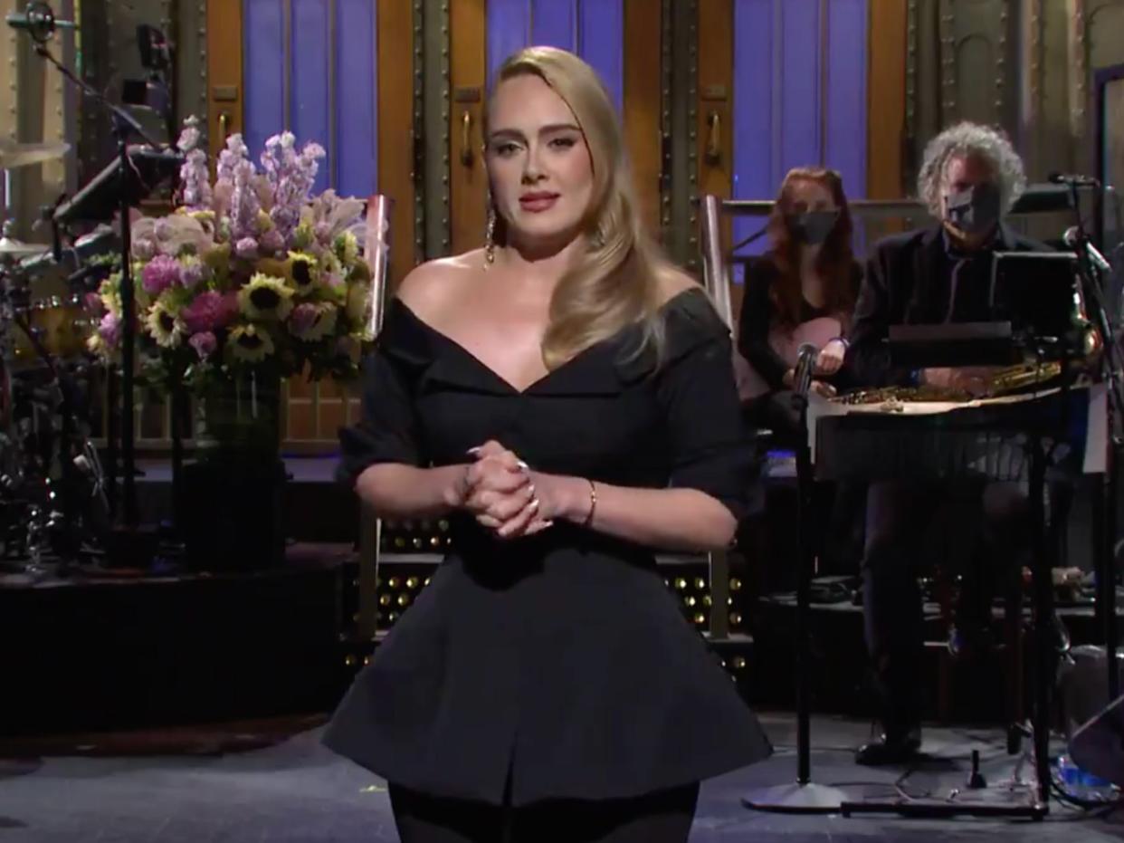 Adele hosting SNL on 24 October (Twitter/NBCSNL)