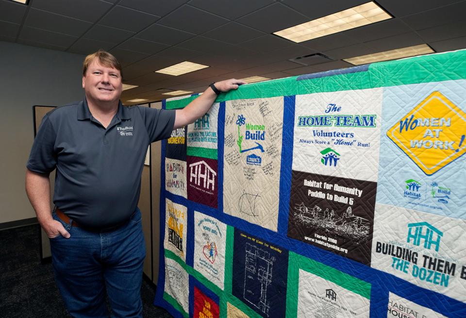 Jeff Beck, a vice president at TopBuild, has helped Habitat for Humanity of Greater Volusia County for more than 15 years helping to build affordable homes and serving as the nonprofit's board chairman the past two and a half years.