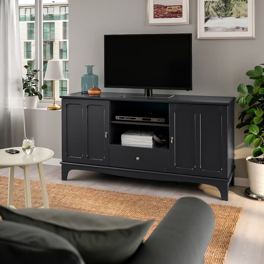 <p><a href="https://www.ikea.com/us/en/p/lommarp-tv-unit-black-50508529/" rel="nofollow noopener" target="_blank" data-ylk="slk:Shop Now;elm:context_link;itc:0;sec:content-canvas" class="link rapid-noclick-resp">Shop Now</a></p><p>Lommarp TV Stand</p><p>ikea.com</p><p>$449.99</p>