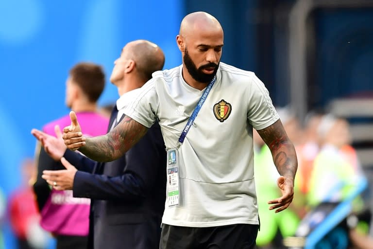 Thierry Henry worked as an assistant to Belgium coach Roberto Martinez at the World Cup in Russia