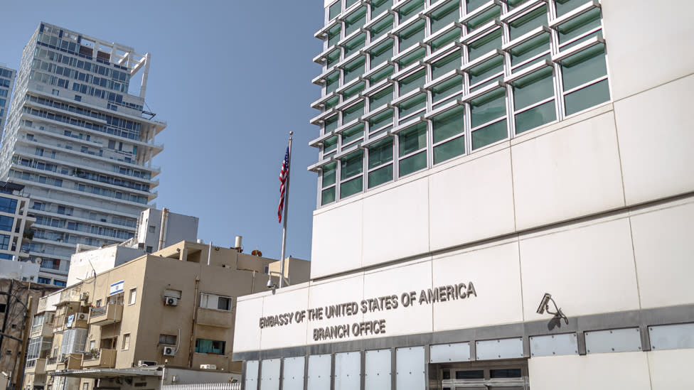 The Tel Aviv branch of the United States Embassy